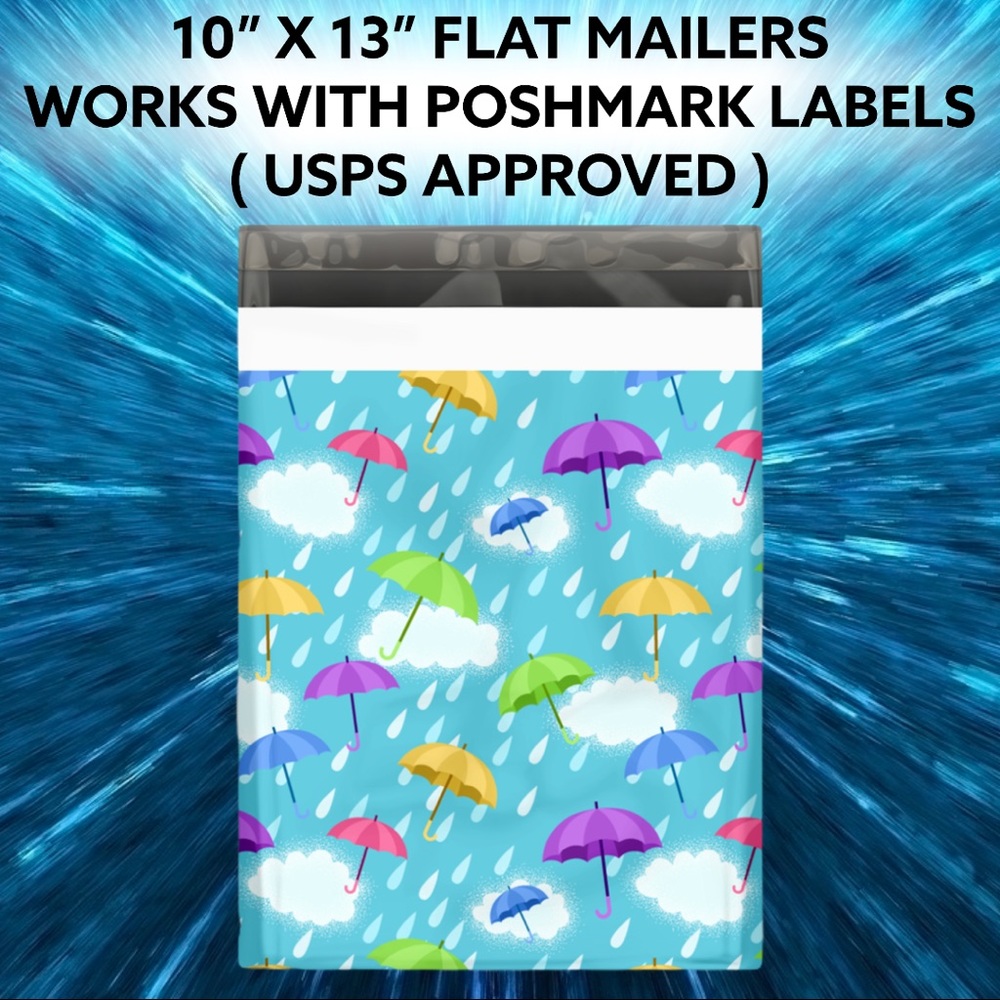 CLEARANCE 50 10X13 Umbrella Poly Mailers - Picture 6 of 6